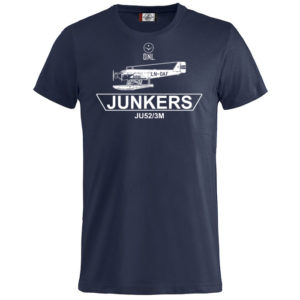 dnl junkers 52 navy blue tee