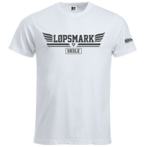 lms hvit t-shirt