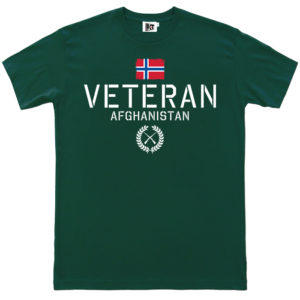 veteran afganistan army green tee