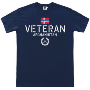 veteran afganistan navy blue tee