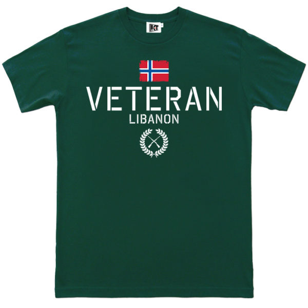 veteran libanon army green tee