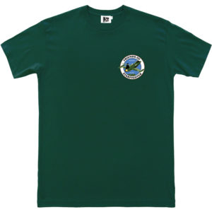 green tee fos logo left chest